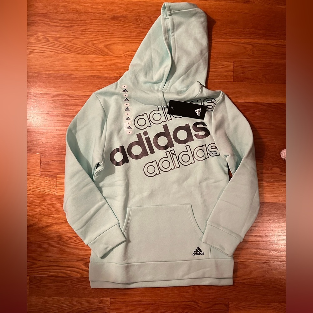 Girls Adidas’s mint green sweat shirt